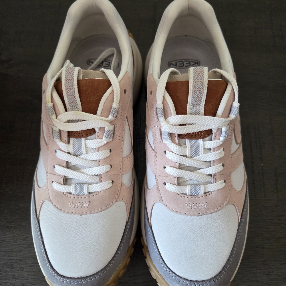 Keen Women's Blush and White Sneakers